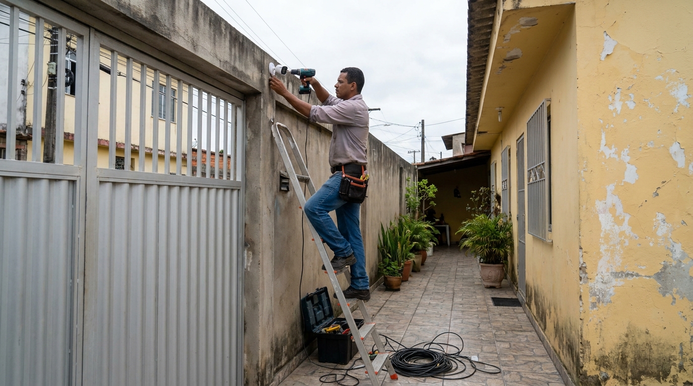 Instalacao de cameras de seguranca profissional em Feira de Santana‑BA