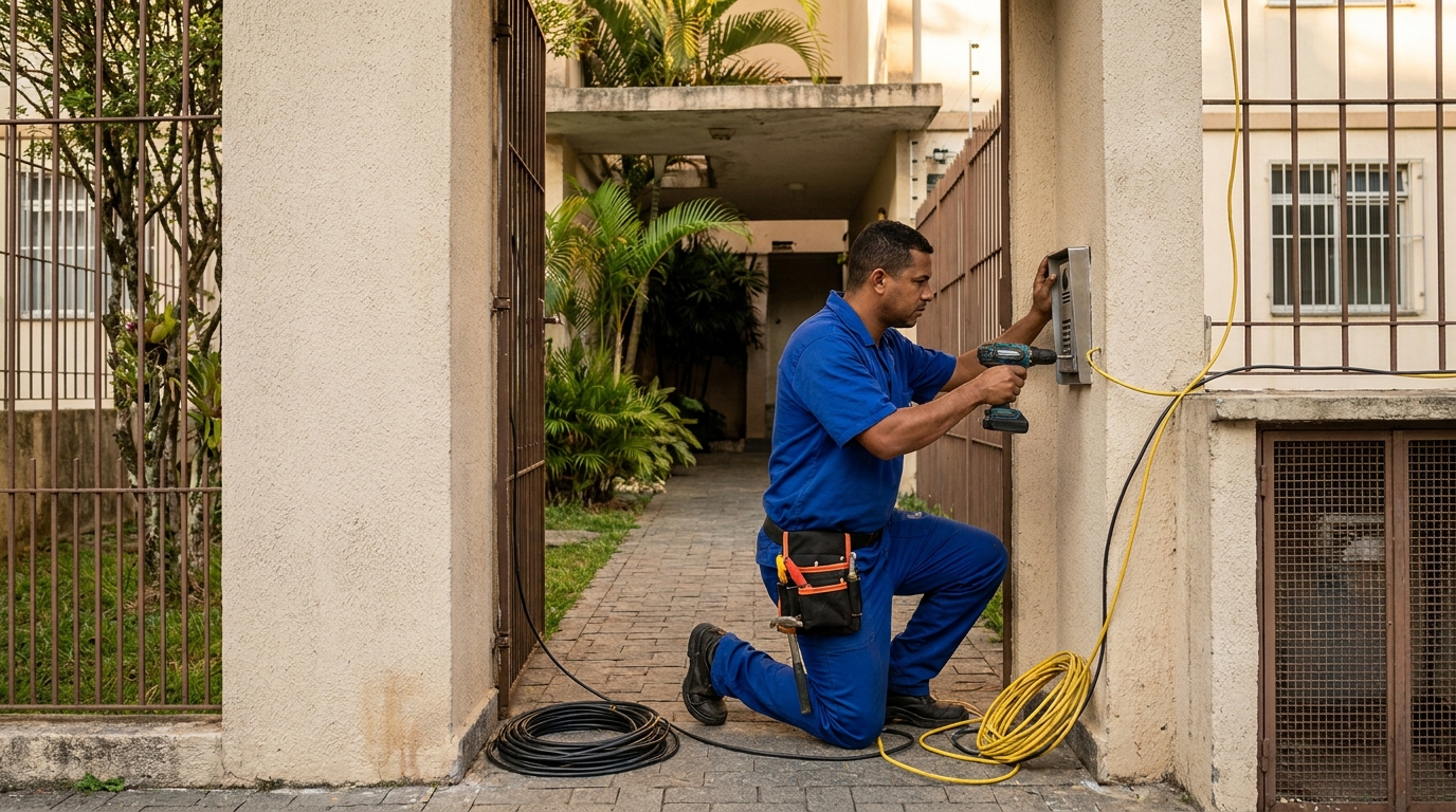 Instalacao de interfone profissional em Feira de Santana‑BA